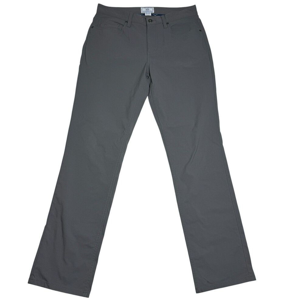 Southern Tide Mens Gray Performance Pants 32x32 Nylon Stretch Golf Preppy